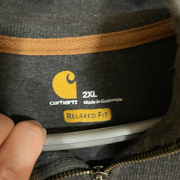 UC- CARHARTT- 1/4 zip relaxed fit knit sweater - Picture 5 of 5